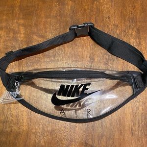 Nike Air Heritage Clear Fanny Pack Waist Bag Adjustable Waist Concert Festival